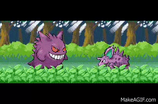 Gengar vs Nidoking Battle